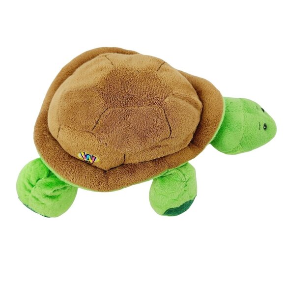 Ganz Webkinz Turtle 9 inch Plush Green Brown Stuffed Animal Toy HM150 No Code - Picture 6 of 10